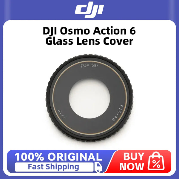 DJI Osmo Action 6 Glass Lens Cover Made of high-strength glass, this cover resists drops and scratches Original in Stock