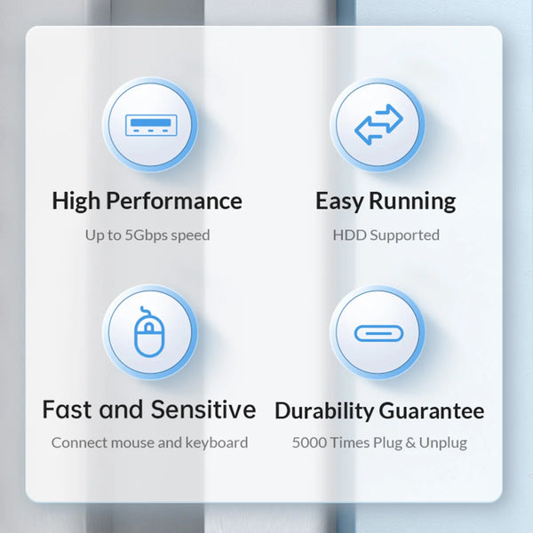 ORICO 5Gbps USB 3.0 HUB Colorful 4 Ports High Speed Mini Splitter OTG Adapter For Desk PC Computer Accessories HUAWEI Xiaomi