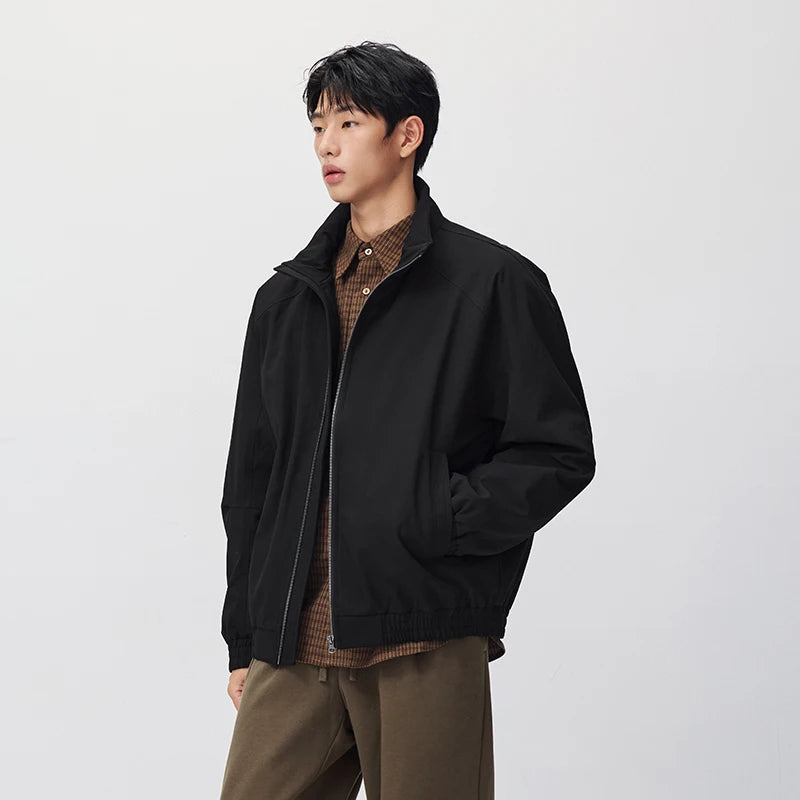 Semir Men Padded Jacket Minimal Design Oversized Fit Stand Collar 2026 New Winter Daily Wear Urban Casual Style