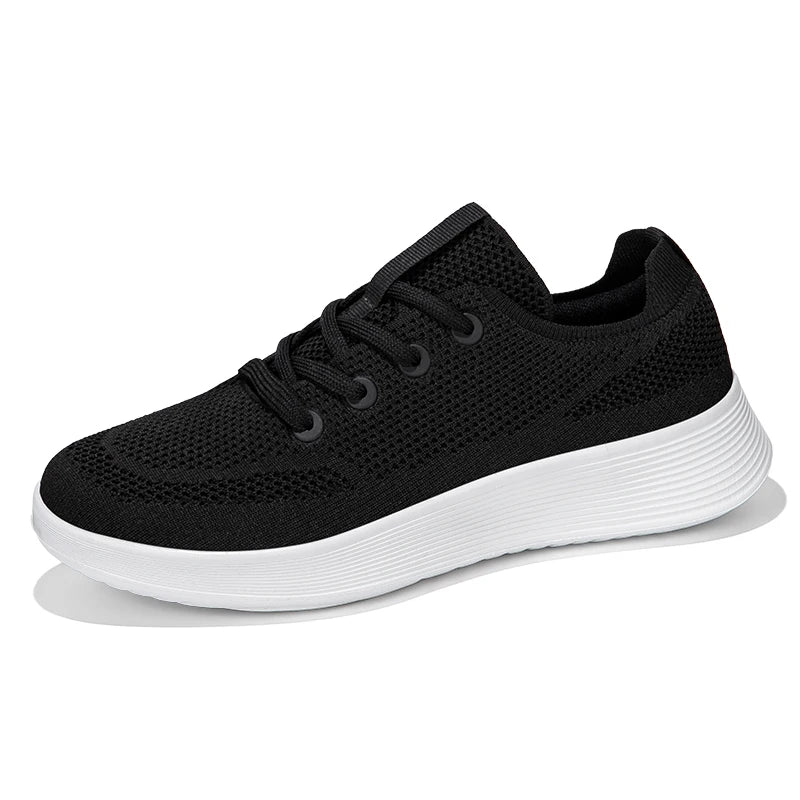 Mens Running Sneakers 2025 New Breathable Mesh Sports Shoes Snug Soft Outdoor Casual Mesh Tennis Shoes for Men