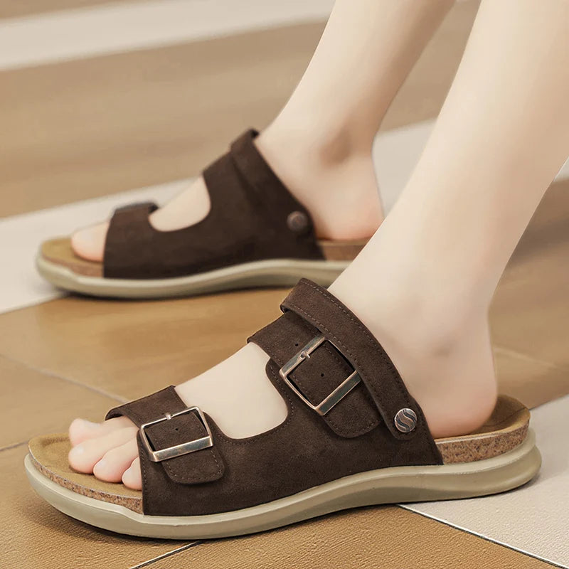 Men's high quality Comfort Casual sandals Summer breathable lightweight outdoor beach shoes Slip on walking Daily wear sandals