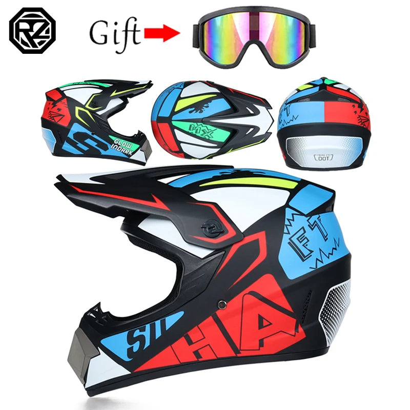 Motorcycle off-road helmet ATV all terrain beach bike full helmet capacity bike DH downhill helmet capacity de moto