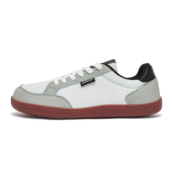 HOBIBEAR Barefoot Minimalist Shoes Womens Mens Wide Toe Lace Up Sneakers Zero Drop Comfortable Lightweight Walking Shoes