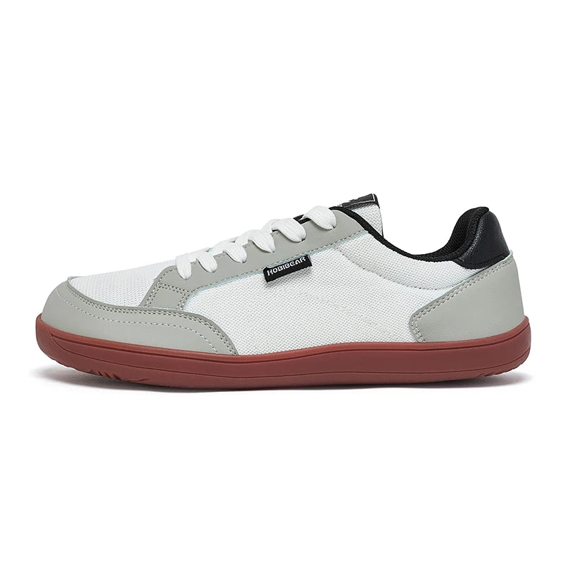 HOBIBEAR Barefoot Minimalist Shoes Womens Mens Wide Toe Lace Up Sneakers Zero Drop Comfortable Lightweight Walking Shoes