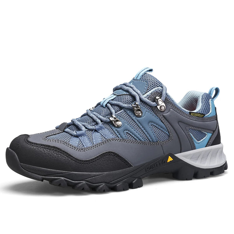 HUMTTO New Luxury Designer Climbing Trekking Sneakers for Men Breathable Outdoor Hiking Men's Sports Shoes Man Safety Work Boots