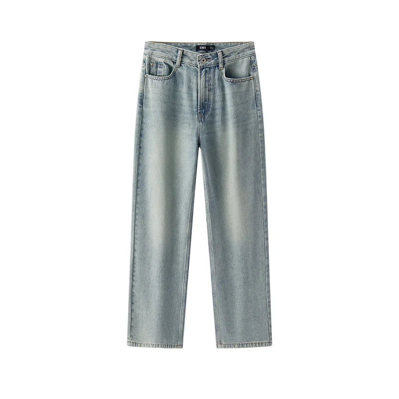 Semir Wide Leg Pants woman High Waist Loose Fit Soft Basic Denim Casual Fashion Trend Stylish Women Spring 2026