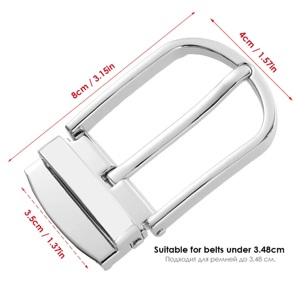VATLTY 2022 Original Brand 35mm Belt Buckle Men Hard Solid Zinc Alloy Fashion Business Belt Buckle Leather Belt Buckle Male