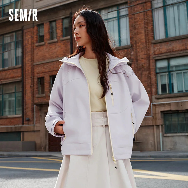 Semir Protective Down Jacket Women Winter 90% Down Fill Three-Resistant Windproof 2026 New Trendy Two-Piece Women'S Wear