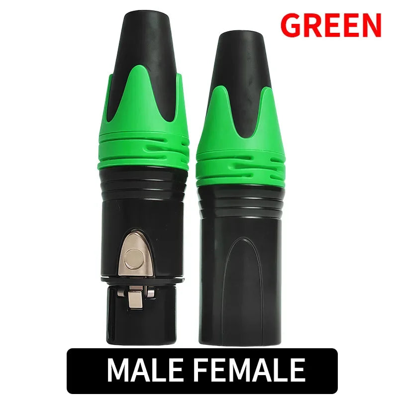 4/10/20pcs 3-Pin XLR Male to Female Adapter Connector for Microphone Audio Amplifier Plug Converter