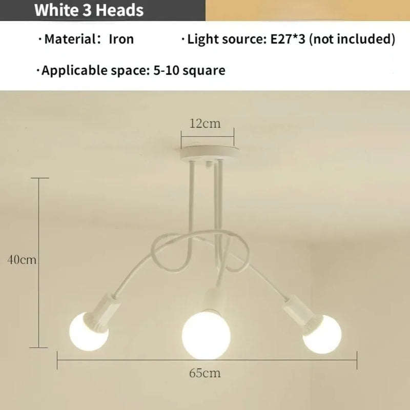 LED Ceiling Chandelier E27 Living Room Bedroom Chandelier light Restaurant Decor Chandeliers kitchen Indoor Lighting Fixtures