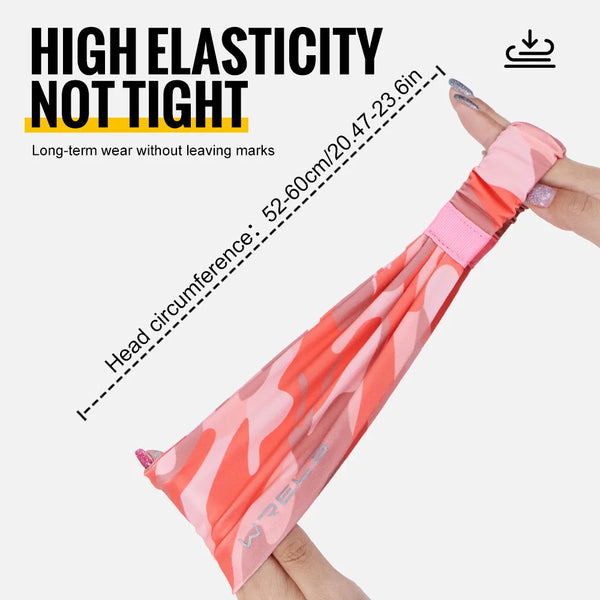 WRELS Sports Headbands for Men Women Elastic Sweatbands Non Slip Hair Bands for Gym Yoga Running Fitness Outdoor Sports Headband