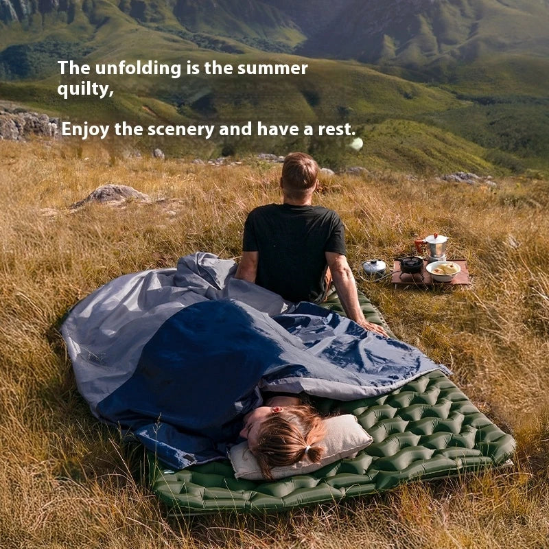 Naturehike Sleeping Bag LW180 Outdoor Ultralight Portable Waterproof Summer Sleeping Bag Envelope Cotton Camping Sleeping Bag