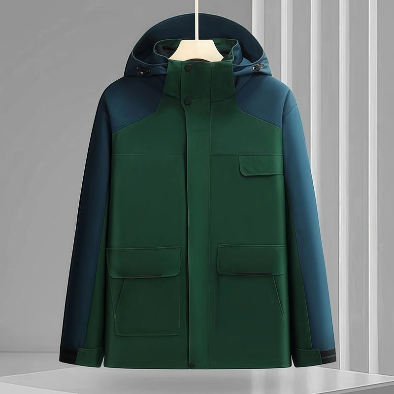 2026 Detachable Polar Fleece Inner Hooded Windbreake Waterproof and Scratch-resistant Outdoor Adventure Hiking Casual