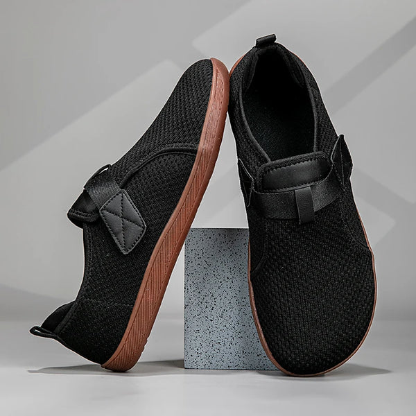Breathable Slip On Wide Feet Toes Shoes Men Wide Foot Mesh Shoes For Hallux Valgus Diabetic Shoes Big Size 47 48 49