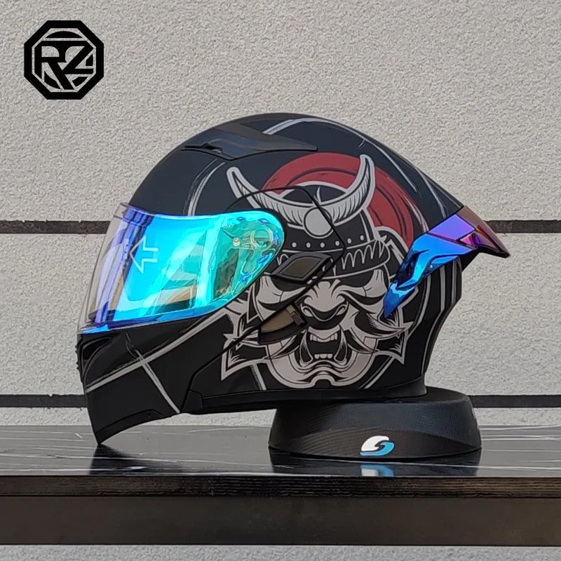 ORZ's latest high-quality modular flip helmet cascos para motos motorcycle dual lens full helmet capacity DOT approved