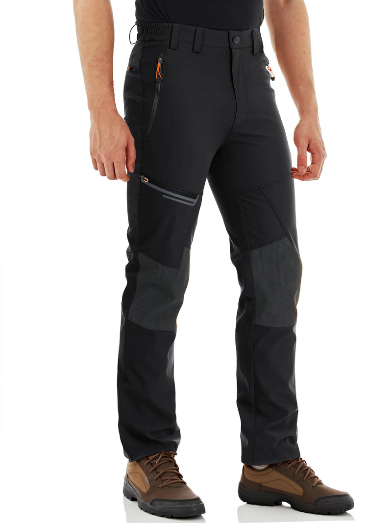 TACVASEN Men's Summer Outdoor Pants Quick Dry Lightweight Hiking Camping Pants Multi-Pockets Rip-stop Fishing Mountain Trousers