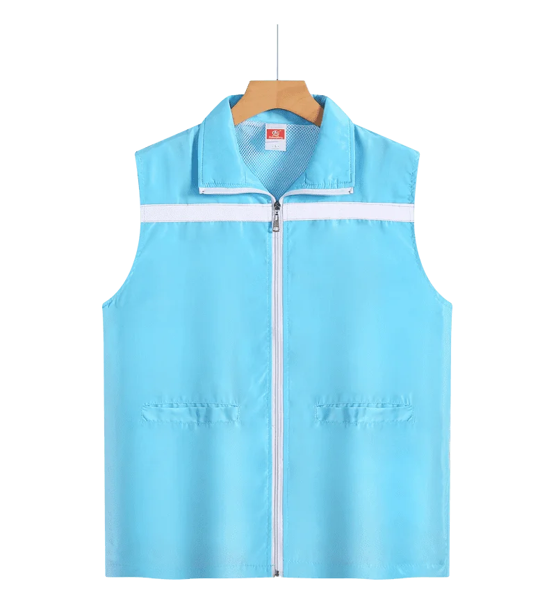 Volunteer advertising shirt Obvious waistcoat vest Sanitation volunteer supermarket staff work clothes substitute driver