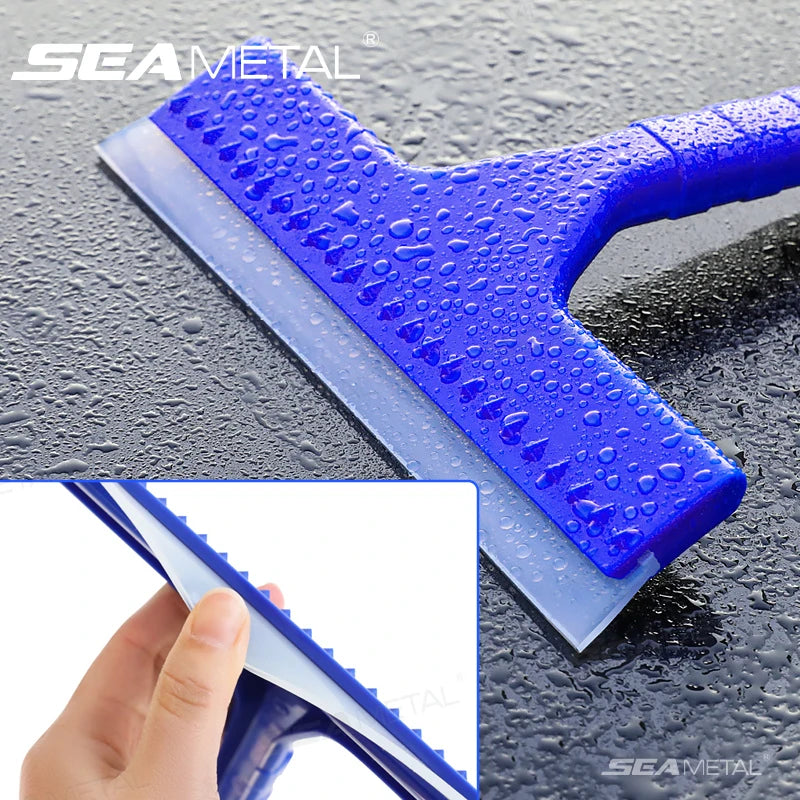 SEAMETAL Car Water Clean Scraper Silicone Window Tint Squeegee Water Blade Wiper Glass Handy Car Wash Cleaner Tool Car Accessory