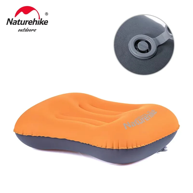 Naturehike TPU Inflatable Pillow Outdoor Camping Ultralight Portable U-shaped Pillows Neck Protection Travel Home Office Cushion