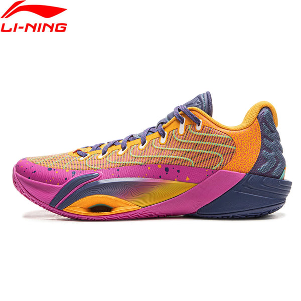 ស្បែកជើងបាល់បោះបុរស Li-Ning POWER XII Professional ធ្វើពីស្នោស្រាល ULTRA ទន់ស្រួល ម៉ាក JIANG LiNing Competition Sneakers ABAV067