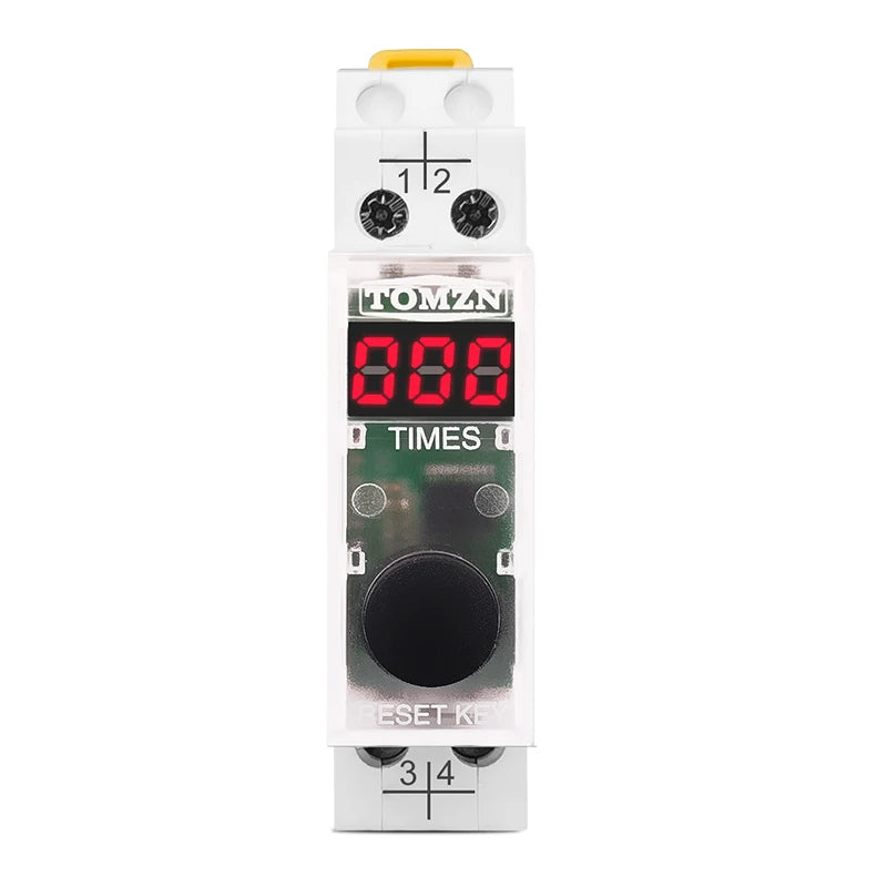 TOMZN Din Rail LED Display SPD Surge Protective Device Lightning Strike Counter 220V 50/60Hz 0-999 Times TO-LSC TOMZN