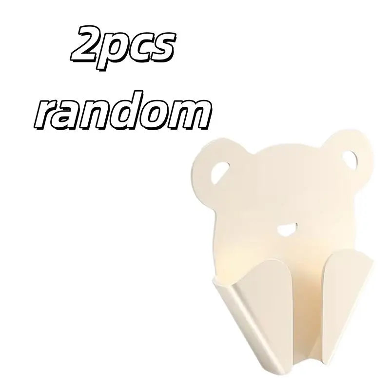 2pcs random Wall-Mounted Scissor Holder – Adhesive No-Drill Rack, Traceless, Kitchen & Utility Organizer