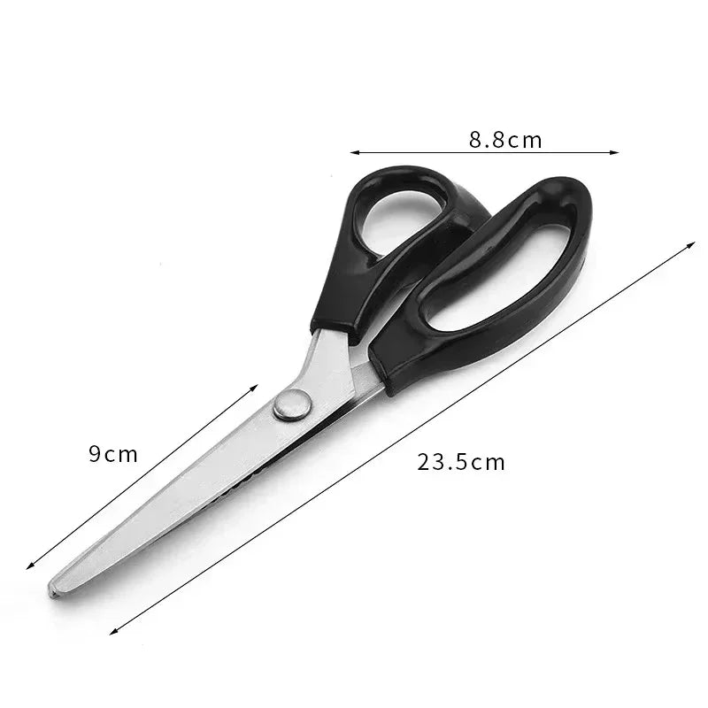 Professional Pinking Shears Stainless Steel Zig Zag Scissors for Fabric Sewing Dressmaking Quilting for Tailors Sewers DIY