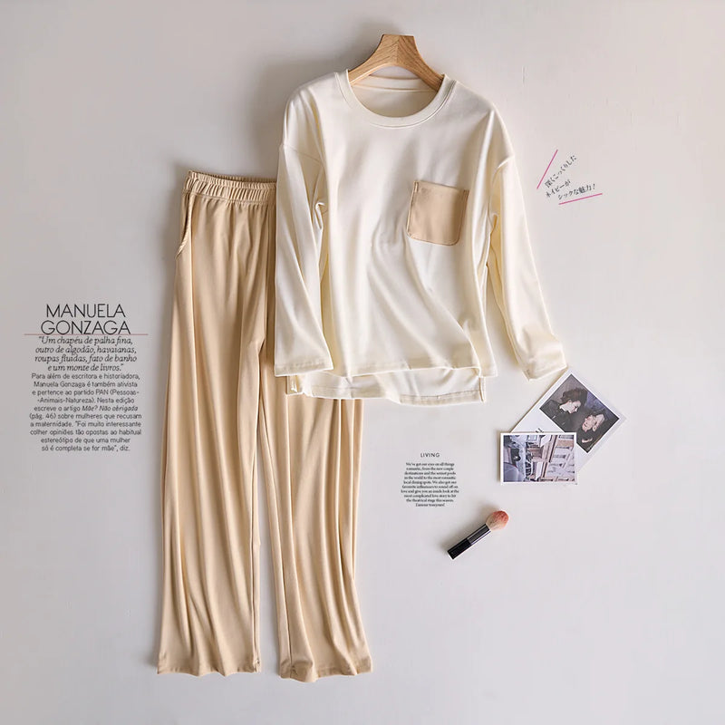 Pijama Mujer Invierno New Thicken Velvet Sleepwear For Sleeping Suit Breast Pad Women Pajama Set Fleece Warm Home Clothing