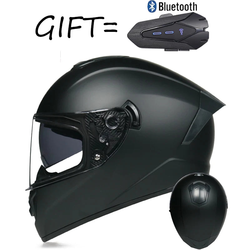 Gift Bluetooth Original Motorcycle Helmet Full face helmet Off Road Cascos para motos DOT  Certification Capacete Casco moto
