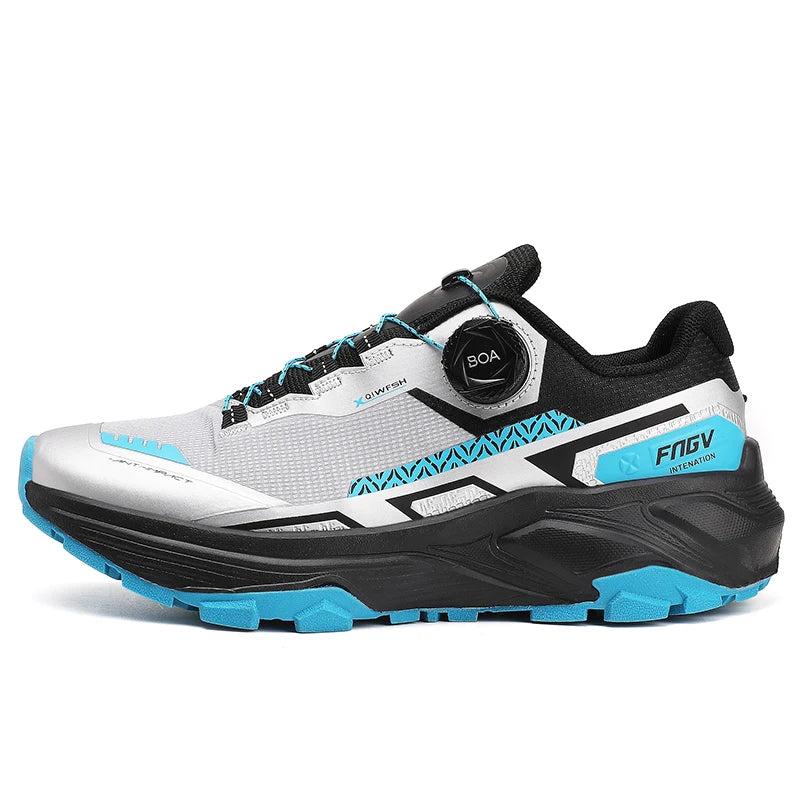 Men Sneakers Trendy Mesh Breathe Professional Running Training Shoes Thick Sole Anti Slip Wear-resistant City Walking Sneakers
