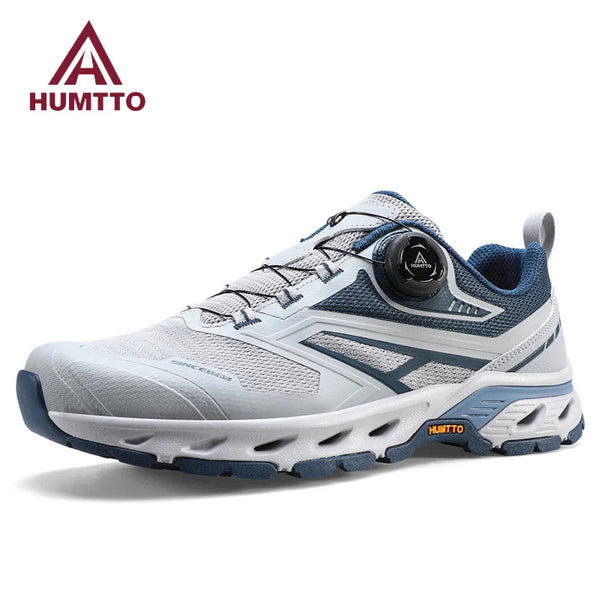 HUMTTO Spring Anti-slip Trail Running Lightweight Casual Sneakers Man Wear-resistant Trekking Shoes Outdoor Hiking Shoe for Men