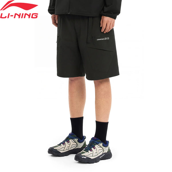 ខោខ្លីក្រៅផ្ទះបុរស Li-Ning LN COOL 86.7% ប៉ូលីអាមីត 13.3% អេឡាស្ទីន LN DRY ខោរលុងទាន់សម័យ រចនាបថលីនីង AKSW017