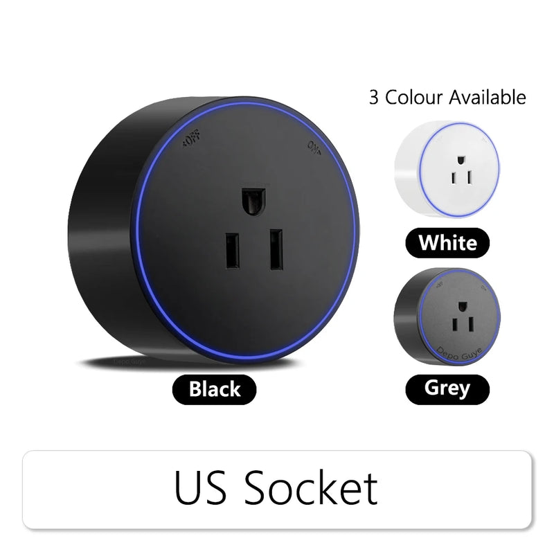 Induction lamp Wall Power Track Socket EU/FR/Russian/Israel/Italy Office Electric Socket Removable Adapter Plug UK Universal USB