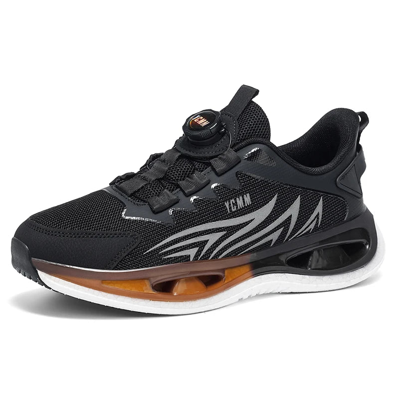 Men's casual cushioning sneakers Four seasons breathable light soft-sole outdoor racing running shoes Comfort speed sports shoes