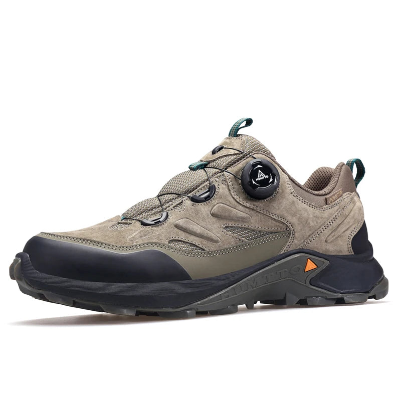 HUMTTO Shoes for Men Outdoor Luxury Designer Sneakers Breathable Sports Hiking Shoes Mens Trekking Climbing Non-slip Man Boots