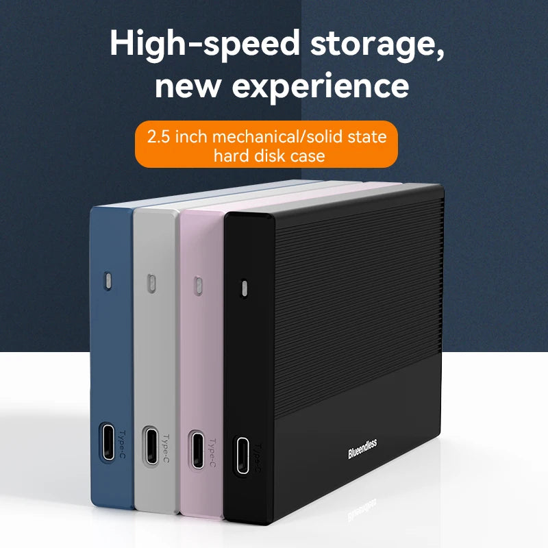 ប្រអប់ ផ្ទុក ថាស រឹង ប្រភេទ USB3.0 របស់ Blueendless សម្រាប់ ផ្ទុក ឯកសារ ទំហំ 2.5 អ៊ីញ ប្រភេទ HDD សម្រាប់ កុំព្យូទ័រ យួរដៃ និង កុំព្យូទ័រ យួរដៃ