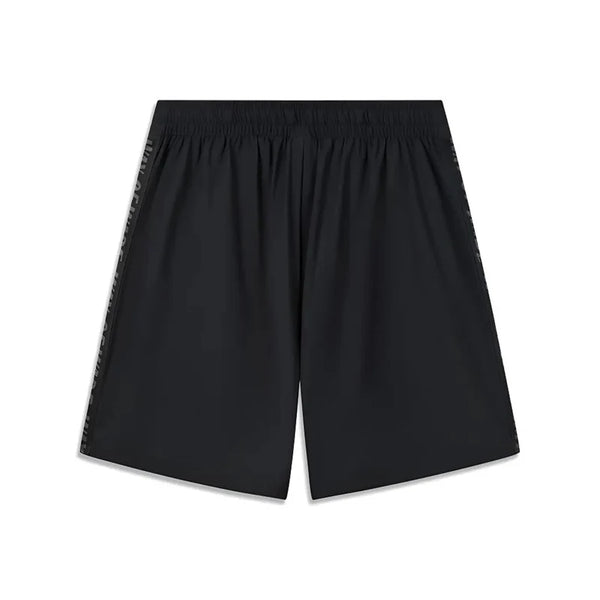 ខោខ្លីកីឡាបុរស Li-Ning Wade Knit LN COOL ការពារកម្តៅថ្ងៃ 80% Polyamide 20% Elastane ខោទ្រនាប់ចង្កេះអាចលៃតម្រូវបាន AKSW057