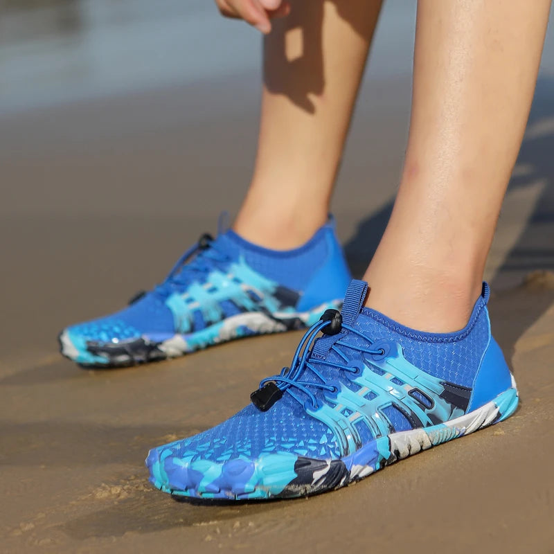 Canyoning shoes Wading summer New fashion Men's swimming dance riding squat yoga shoes breathable light casual water hiking shoe