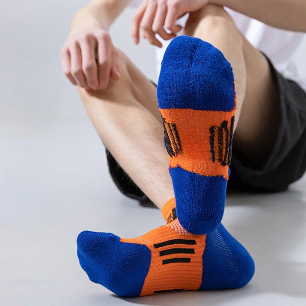 WRELS 1/2/3 Pairs Athletic Ankle Socks Moisture Wicking Compression Socks Men Women Breathable Arch Support Outdoor Hiking Socks