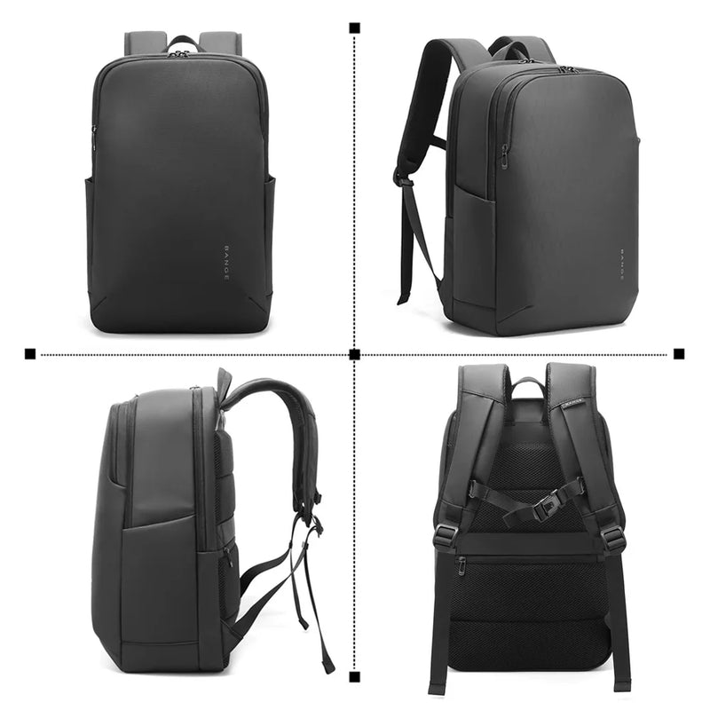 BANGE Men's Designer 15.6 inch Laptop Bag Waterproof School Bags for College Boys Male Business Sports Travel Backpack for Men