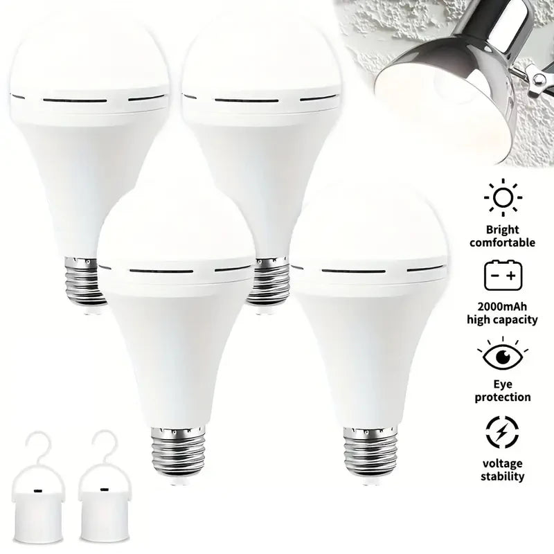 7-15W Rechargeable Bulb LED Outdoor Waterproof Emergency Light Portable Hanging Night Light Adjustable Camping Fishing Garden