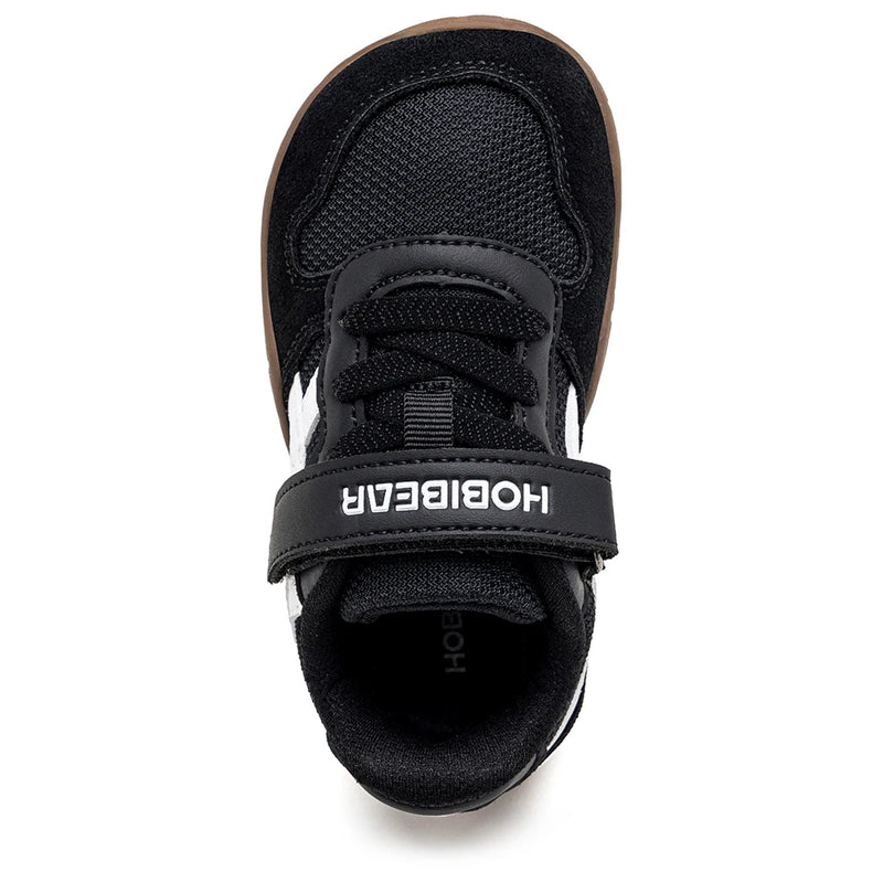 HOBIBEAR Toddler Kids Wide Toe Hiking Sneakers Artificial Leather Mesh Walking Shoes Trekking Outdoor Running Hook-Loop Sneaker