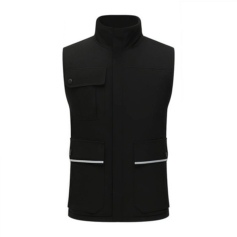 2026 Spring and autumn men's and women's casual outdoor workwear New multi-pocket cotton-padded vest customized with logos
