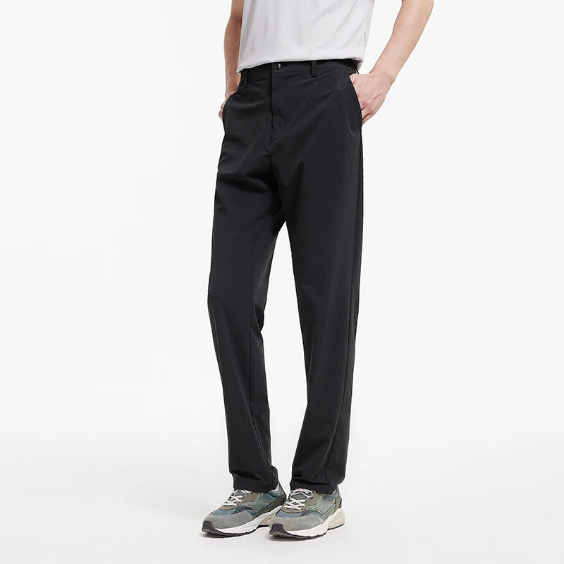Semir Men Pants Cooling 2026 Quick Dry Straight Solid Stretch Urban Casual Everyday Style Soft Comfortable Daily Wear Trendy