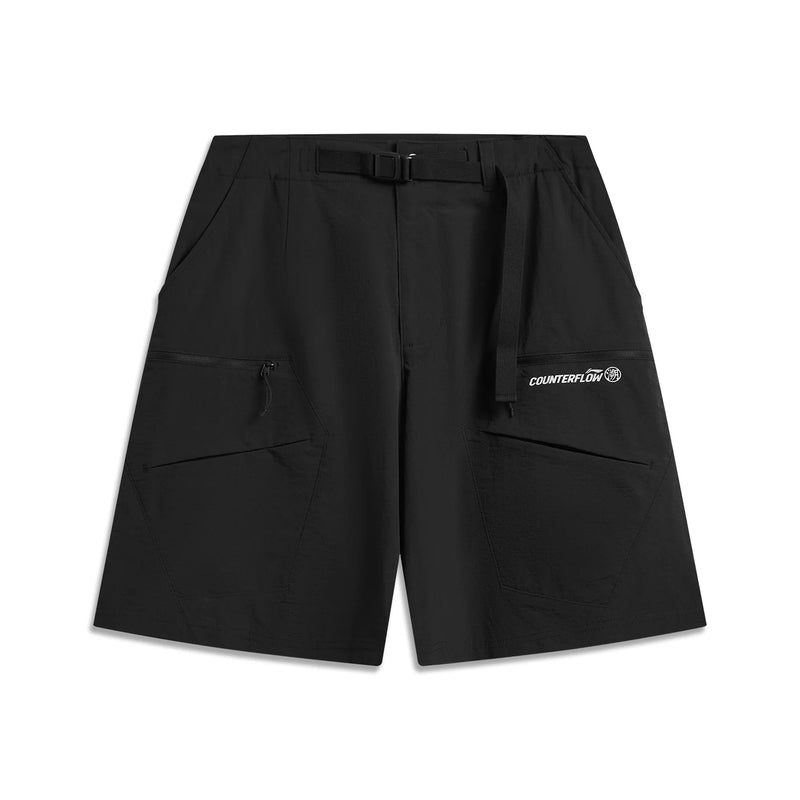 ខោខ្លីក្រៅផ្ទះបុរស Li-Ning LN COOL 86.7% ប៉ូលីអាមីត 13.3% អេឡាស្ទីន LN DRY ខោរលុងទាន់សម័យ រចនាបថលីនីង AKSW017