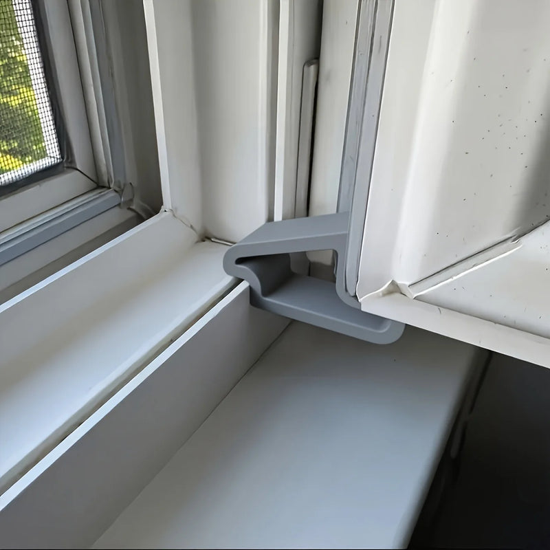 1/2/3pcs Window Stopper-Durable Plastic Door Stopper with Easy-Install Design, Prevents Sliding Down,Secure Hold for Home&Office