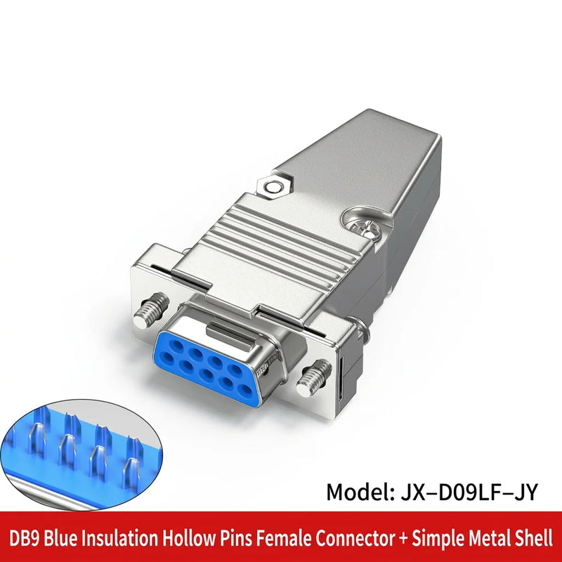 DIVEDEER Industrial DB9 Male & Female Connectors 9-Pin RS232/485 Serial Port COM Adapter Plug