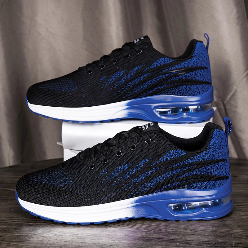 Mens Running Shoes 2025 New Breathe Mesh Cushioning Lightweight Sneakers Multi-color Daily Commuting Casual Tennis Shoes Men
