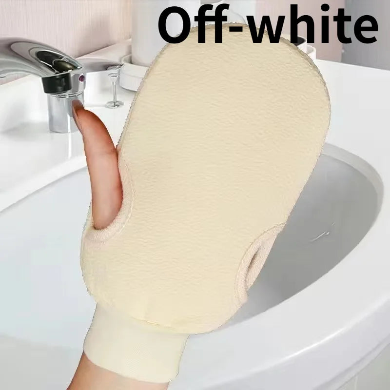 1PC Exfoliating Bath Gloves, Double-Sided Massage Scrub Gloves, Bath Additions, Bath products, four colors to choose from