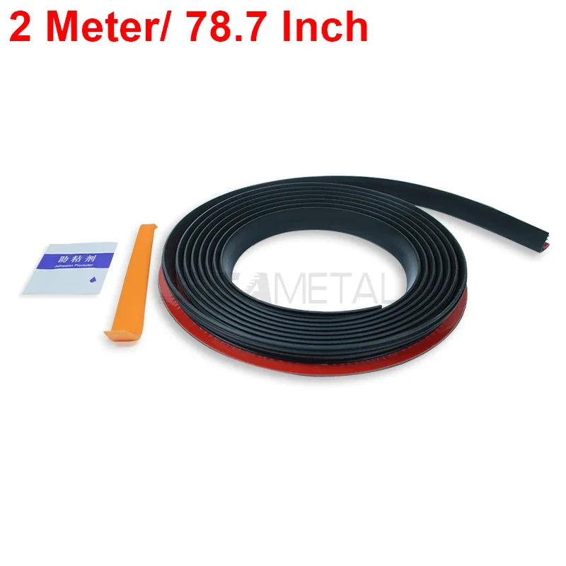 SEAMETAL Rubber Car Window Seal Strip V Shape Auto Side Window Lift Filler Sealing Strips Car Sealant Protector Strip Soundproof